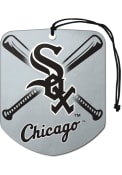 Chicago White Sox Sports Licensing Solutions 2 Pack Shield Car Air Fresheners - Black