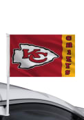 Kansas City Chiefs 11x14 Red Car Flag - Red