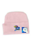 Kansas Jayhawks Infant Knit Newborn Knit Hat - Pink