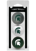 Michigan State Spartans 3 Pack Golf Balls