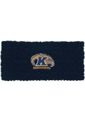 Kent State Golden Flashes Womens Adaline Twist Knit Earband - Navy Blue