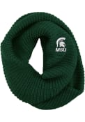 Michigan State Spartans Womens LogoFit Infinity Scarf - Green