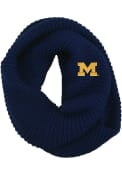 Michigan Wolverines Womens LogoFit Infinity Scarf - Navy Blue