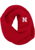 Nebraska Cornhuskers Womens LogoFit Infinity Scarf - Red