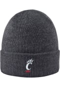 LogoFit Northpole Cuffed Cincinnati Bearcats Mens Knit Hat - Grey