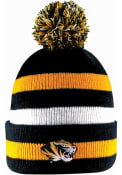 Missouri Tigers LogoFit Primetime Striped Pom Knit - Black