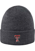 Texas Tech Red Raiders LogoFit Northpole Cuffed Knit - Charcoal