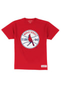 Mitchell and Ness St Louis Cardinals Red Retro Fashion Tee