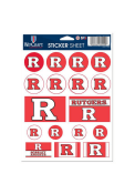 Rutgers Scarlet Knights 5x7 Sheet of Stickers