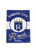 Kansas City Royals 28x40 Vintage Linen Banner