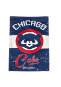 Chicago Cubs Vintage Linen Garden Flag