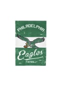 Philadelphia Eagles Vintage Linen Garden Flag