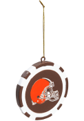 Cleveland Browns Poker Chip Ornament