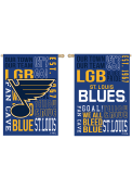 St Louis Blues Embossed Fan Fav Banner