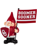 Oklahoma Sooners Flag Holder Gnome
