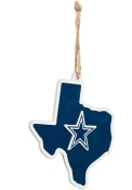 Dallas Cowboys State Shape Ornament