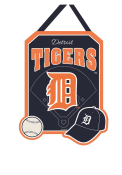 Detroit Tigers Felt Door Decor Banner