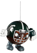 Michigan State Spartans Ball Head Ornament