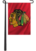 Chicago Blackhawks 12.5x18 Applique Garden Flag