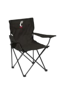 Black Cincinnati Bearcats Quad Canvas Chair