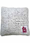 St Louis Cardinals Frosty Throw Pillow