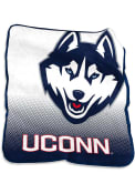 UConn Huskies Team Color Raschel Blanket