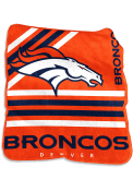 Denver Broncos Team Color Raschel Blanket