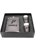 San Antonio Spurs Personalized Flask and Shot Drink Set