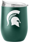 Michigan State Spartans 16 oz Flipside Powder Coat Curved Stainless Steel Tumbler - Green