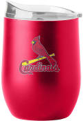 St Louis Cardinals 16 oz Flipside Powder Coat Curved Stainless Steel Tumbler - Red