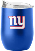 New York Giants 16 oz Flipside Powder Coat Curved Stainless Steel Tumbler - Blue