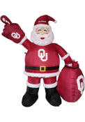 Oklahoma Sooners Red Outdoor Inflatable Santa