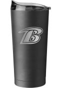 Baltimore Ravens 20 oz Etch Powder Coat Stainless Steel Tumbler - Black