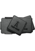 Los Angeles Angels Personalized Leatherette Coaster
