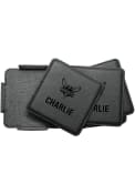 Charlotte Hornets Personalized Leatherette Coaster