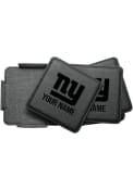 New York Giants Personalized Leatherette Coaster