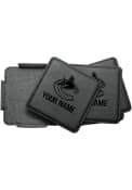 Vancouver Canucks Personalized Leatherette Coaster