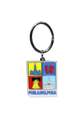 Philadelphia Skyline Swivel Keychain