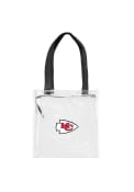 Kansas City Chiefs Stadium Approved 12x12x6 Tote Clear Bag - White