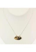 Missouri Tigers Womens Bling Necklace - Black