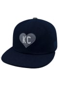Kansas City Top of the World Adjustable Hat - Navy Blue