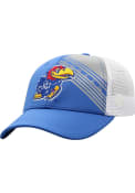 Kansas Jayhawks Youth Timeline Meshback Adjustable Hat - Blue