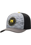 Michigan Wolverines Top of the World Diffuse Flex Hat - Grey