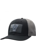 Villanova Wildcats Top of the World Back the Flag Meshback Adjustable Hat - Black