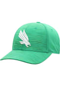 North Texas Mean Green Top of the World Intrude 1Fit Flex Hat - Green