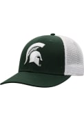 Michigan State Spartans Top of the World BB Meshback Adjustable Hat - Green