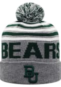 Baylor Bears Ensuing Cuff Pom Knit - Grey