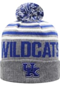 Kentucky Wildcats Ensuing Cuff Pom Knit - Grey