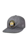 Pittsburgh Natural Adjustable Hat - Grey