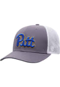 Pitt Panthers BB Meshback Adjustable Hat - Grey